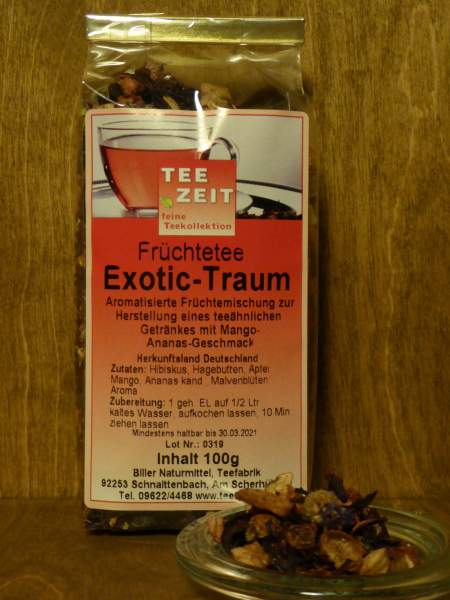 Aromatisierter Früchtetee Exotic Traum