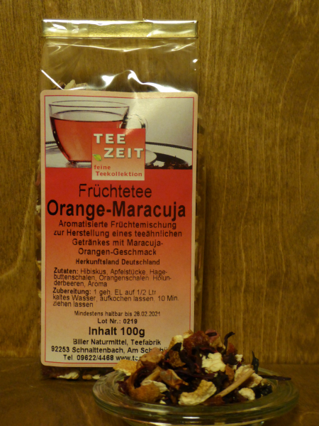 Früchtetee Orange Maracuja