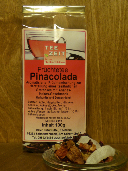 Aromatisierter Früchtetee Pinacolada