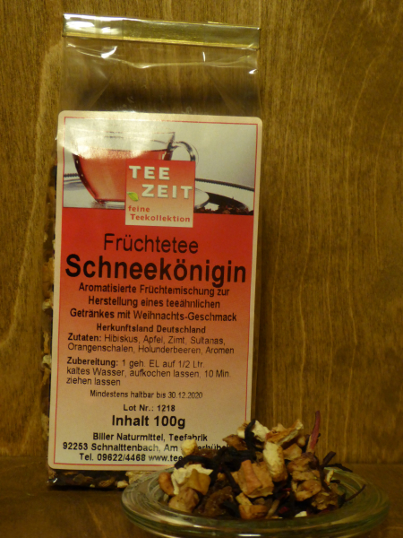 Aromatisierter Früchtetee Schneekönigin