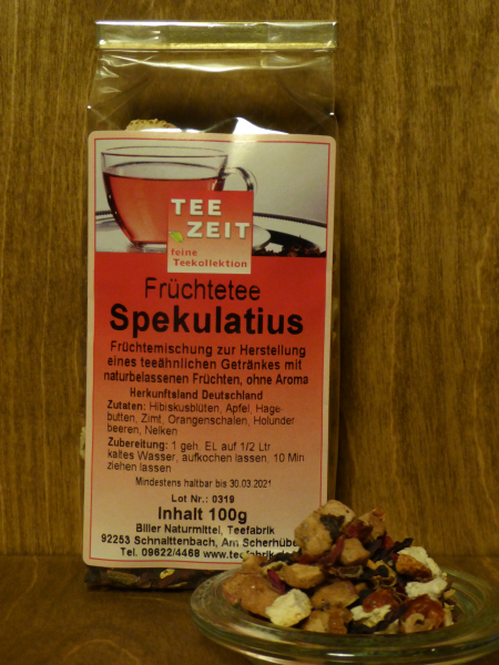 Früchtetee Spekulatius