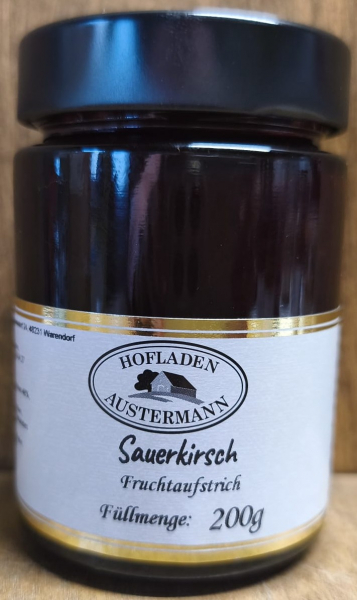 Fruchtaufstrich Sauerkirsch, 200g