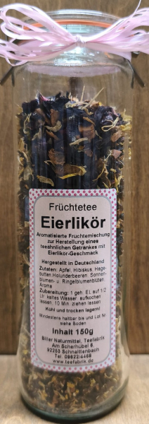 Früchtetee Eierlikör im Glas, 150g