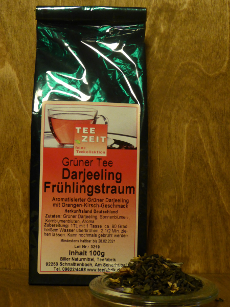 Grüner Tee Darjeeling Frühlingstraum