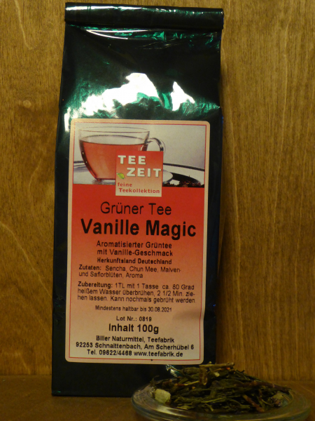 Aromatisierter Grüntee Vanilla Magic