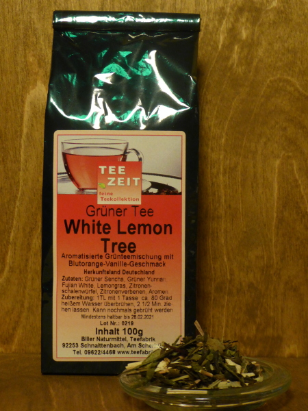 Aromatisierter Grüntee White Lemon Tree