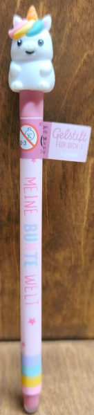 Gelstift Einhorn "Meine bunte Welt"