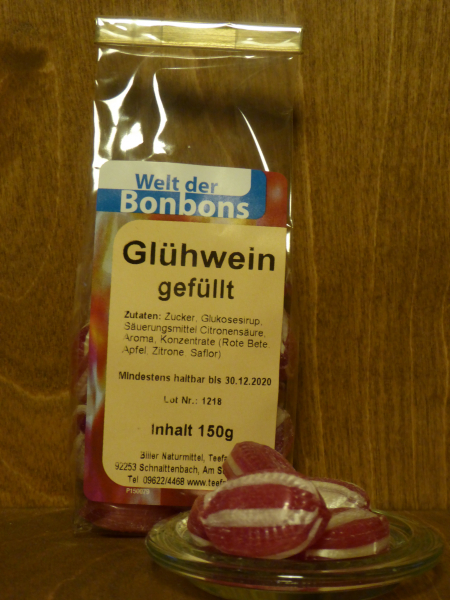 Bonbon Glühwein gefüllt, 150g