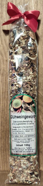 Glühweingewürz im Schlauchbeutel, 100g