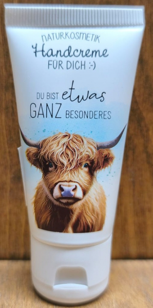 Handcreme Kuh "Du bist etwas ganz besonderes", 30ml