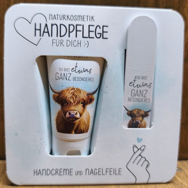 Handpflegeset Kuh "Du bist etwas ganz besonderes"