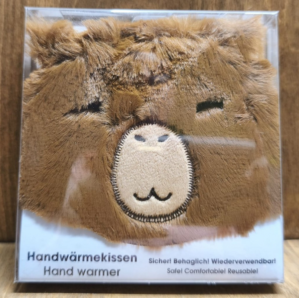 Handwärmekissen Capybara, dunkelbraun