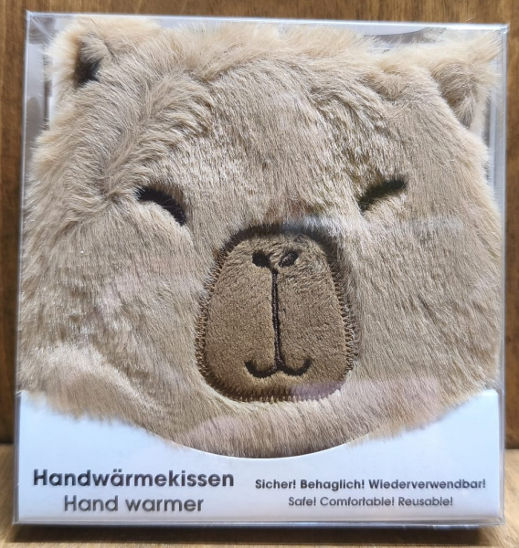 Handwärmekissen Capybara, hellbraun