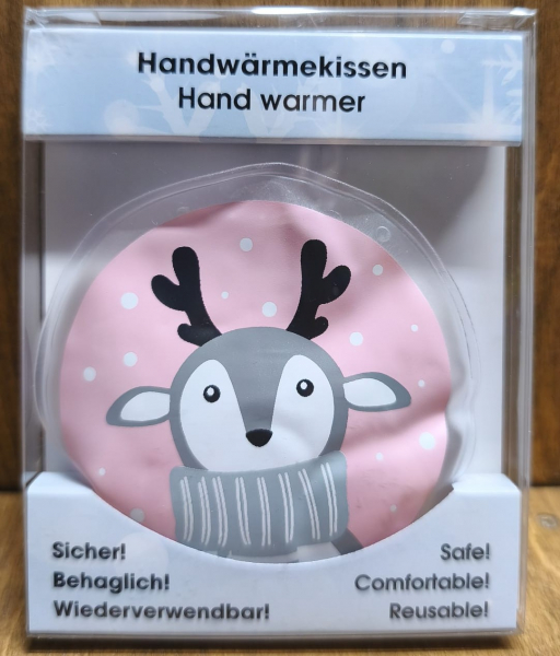 Handwärmer Reh, rosa