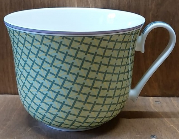 Jumbotasse, gelb - grün