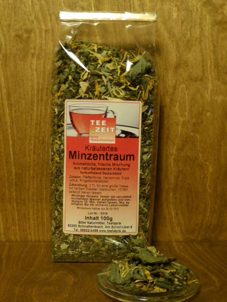 Naturbelassene Kräutermischung Minzentraum