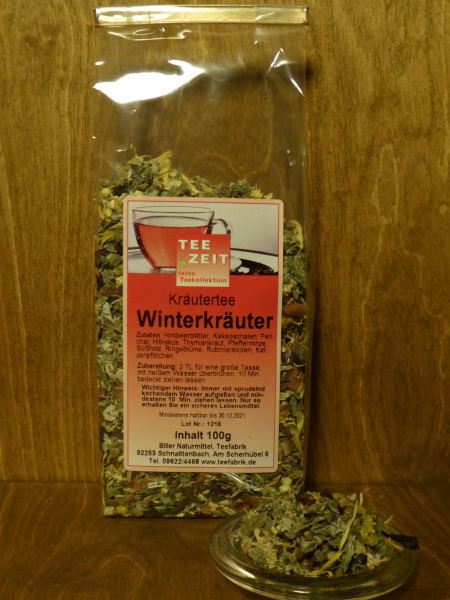 Naturbelassene Kräutermischung Winterkräuter