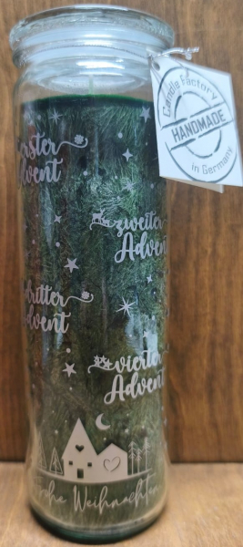 Kerze "Advent", grün