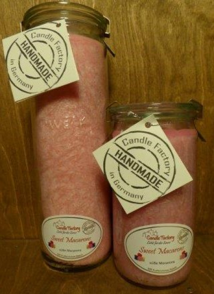 Kerze "Sweet Macarons" groß