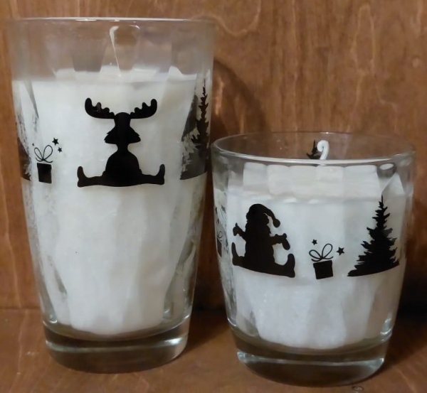Diamond Candle Rentier "Süßer Zauber" klein