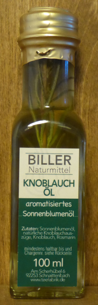 Knoblauch, gewürztes Speiseöl, 100ml