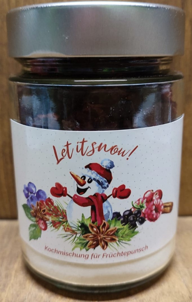 Kochmischung für Früchtepunsch "Let it snow"