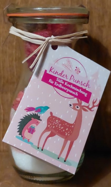 Kochmischung für Kinderpunsch Erdbeere "Reh"