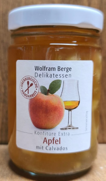 Konfitüre extra - Apfel mit Calvados, 180g