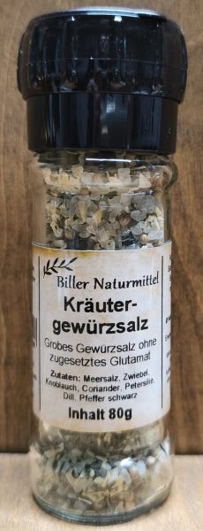 Kräutergewürzsalz in der Gewürzmühle, 80g