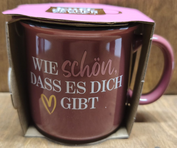 Kultbecher "Wie schön, dass es dich gibt"
