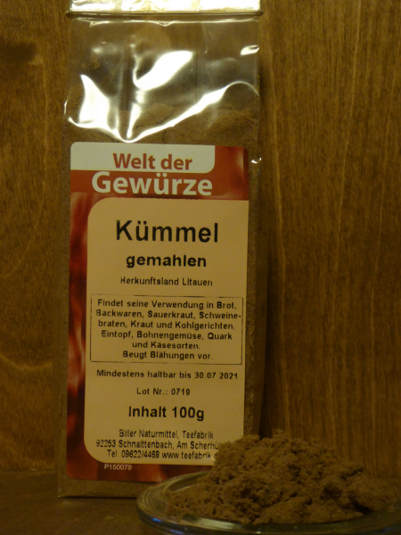 Kümmel gemahlen