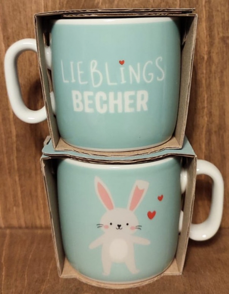 Kinderbecher Hase "Lieblingsbecher"