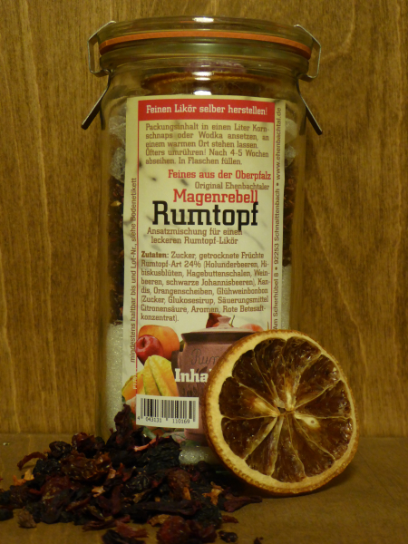 Magenrebell Rumtopf im Glas, 210g