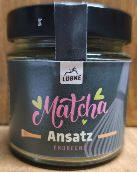Matcha Ansatz "Erdbeere", 150g