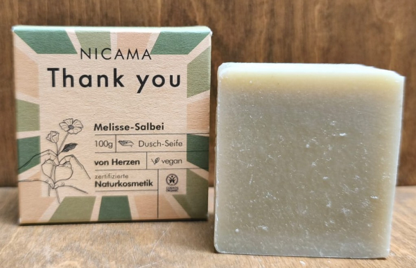NICAMA Thank you Seife Melisse Salbei, 100g
