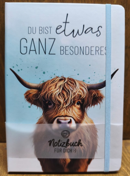 Notizbuch Kuh "Du bist etwas ganz besonderes"