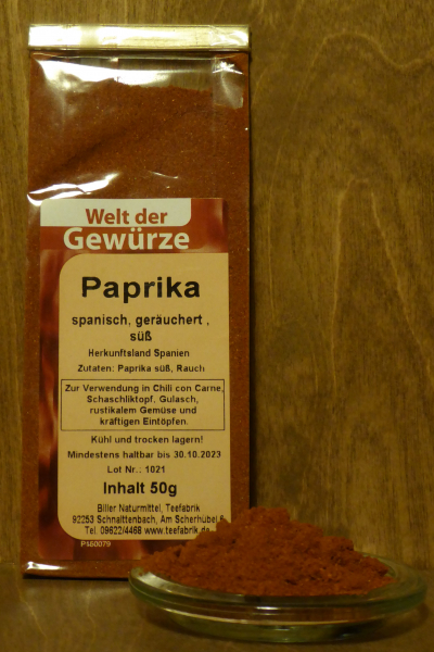 Paprika, spanisch, geräuchert, süß