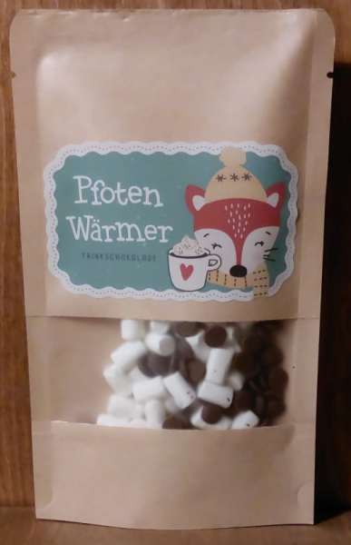 Pfotenwärmer Trinkschokolade "Fuchs"