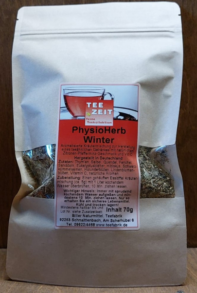 PhysioHerb Winter Kräutermischung, 70g Tüte