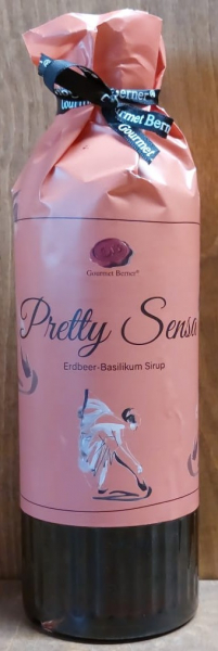 Pretty Sensa - Erdbeer Basilikum Sirup, 500ml