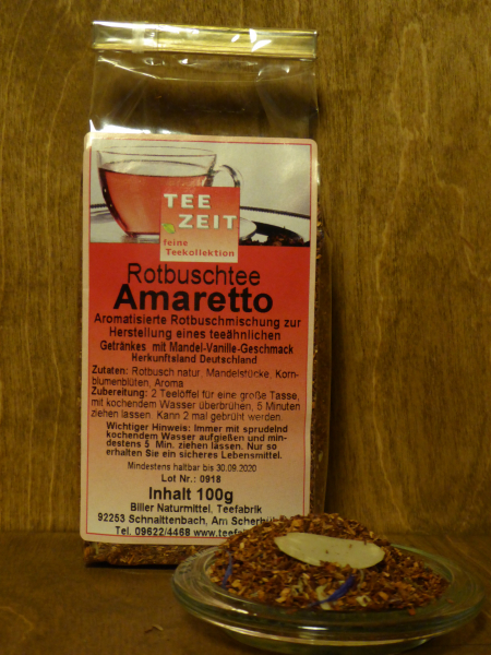 Aromatisierter Rotbusch Amaretto