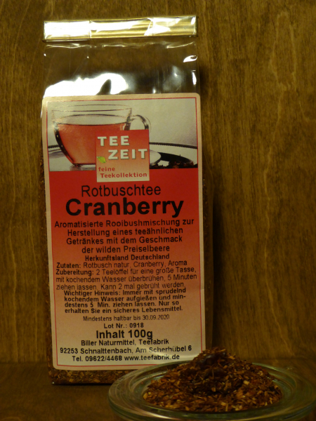 Aromatisierter Rotbusch Cranberry