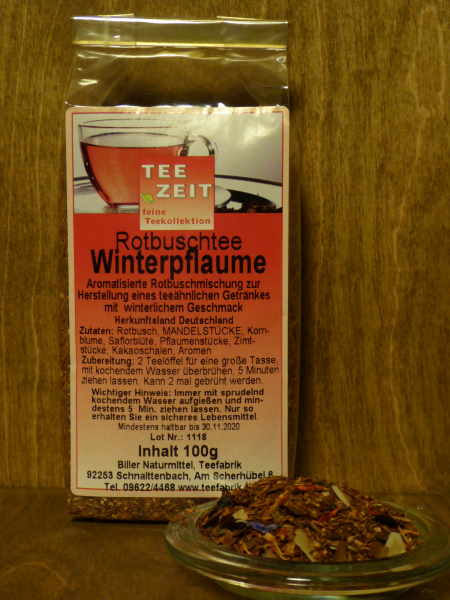 Aromatisierter Rotbusch Winterpflaume