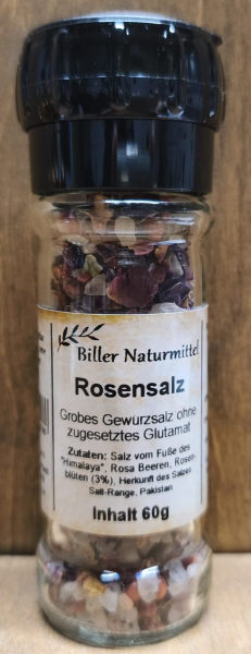 Rosensalz in der Gewürzmühle, 60g