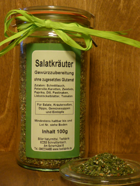 Salatkräuter im Glas, 100g