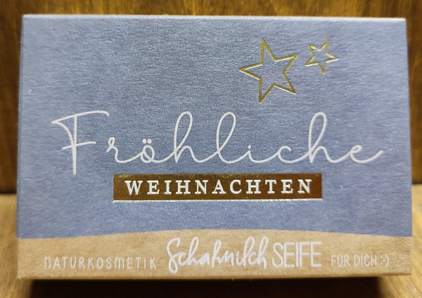 Schafmilchseife "Fröhliche Weihnachten", 100g