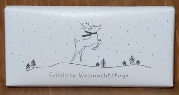 Vollmilchschokolade "Fröhliche Weihnachtstage", 30g