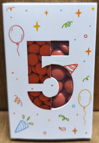 Schokolinsen "5", 50g