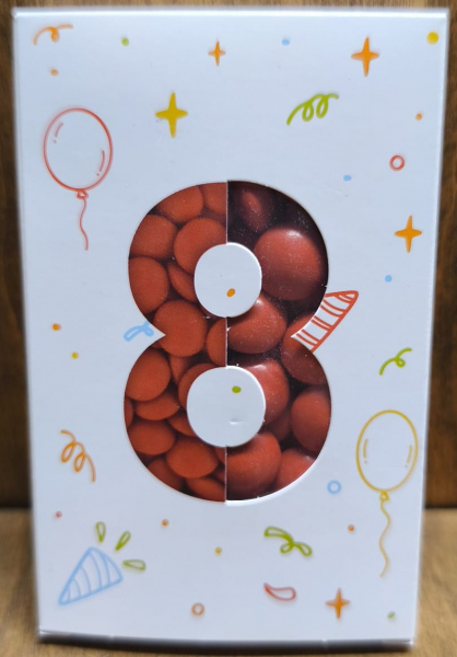 Schokolinsen "8", 50g