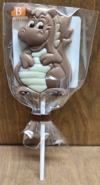Drachenlolly aus Milchschokolade